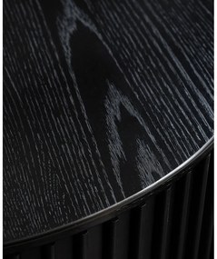 Tavolino rotondo nero ø 85 cm Siena - Unique Furniture