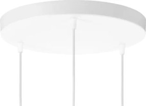 Brilagi - Lampadario sospeso con cavo RESNA 3xE27/60W/230V Ø 45 cm marrone/beige