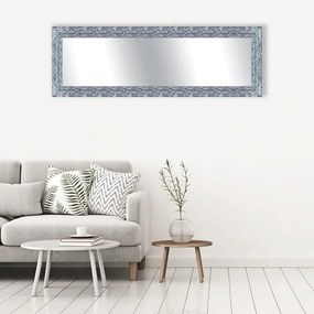 Specchio Teresa rettangolare in legno argento 68 x 168 cm