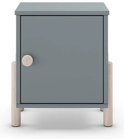 Comodino per bambini verde polveroso in pino massiccio Enola – Marckeric