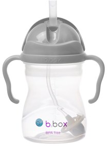 Tazza con cannuccia – grigio 240 ml