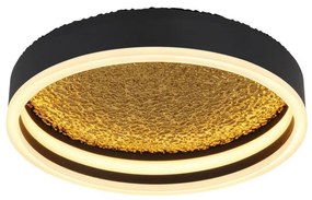 Globo 48460-24 - Plafoniera LED HEDI LED/24W/230V d. 30 cm nero