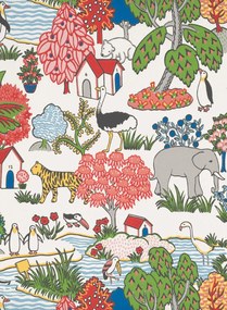 Little Greene Tapete Animal Kingdom - Atomic