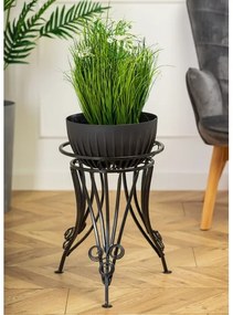 Portafiori 47x43 cm nero