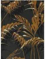 Tapete Palm House von Sanderson - Charcoal/ Gold