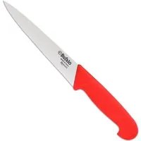 Coltello per Scannare Lama 14 cm Bufalo Scanno Costa Tonda S96/14 Manico Rosso