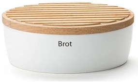 Continente C3930 - Portapane 13,5x30 cm bianco/beige