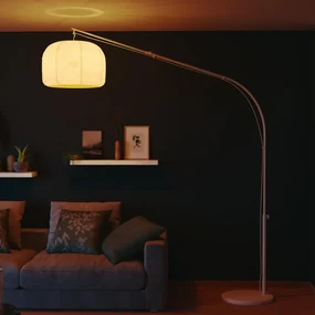 Lampada da terra Linden in ferro, H 220 cm, E27 INSPIRE