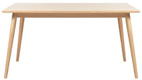 Tavolo da pranzo allungabile con piano effetto rovere colore naturale 150x90 cm Barrali - Unique Furniture