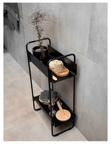 Consolle in metallo nero 24x48 cm A-Console - Zone