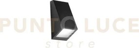 Applique popup nera in metallo ip44 1 luce attacco gu10 71x69x145mm