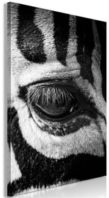 Quadro Zebra Eye (1 Part) Vertical