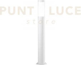 Paletto tokyo bianco 1 luce attacco e27 ip44 11,5x70cm in acciaio inox