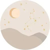 Eijffinger Carta da parati panoramica Star Sign Circles Beige - Leo