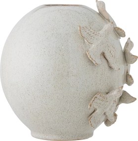 Vaso in gres crema (altezza 25 cm) Abira - Bloomingville