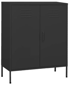 Armadietto Antracite 80x35x101,5 Cm İn Acciaio /