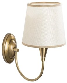 Lampada da parete in metallo color oro Opviq luci Patrick - Opviq lights