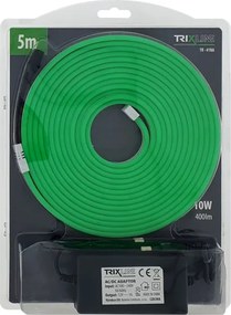 Striscia LED flessibile NEON LED/10W/230V 5 m IP65 verde
