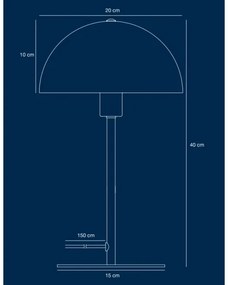 Nordlux - Lampada da tavolo ELLEN 1xE14/40W/230V oro/nero