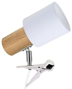 Spot-Light 2236174WK - Lampada con morsetto TREEHOUSE 1xE27/25W/230V