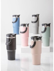 Bottiglia bottiglia da viaggio color salvia in acciaio inox 1 l Eco – Ladelle