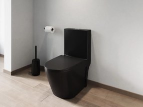 WC da appoggio Nero opaco in Ceramica - NAGILAM