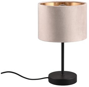 Lampada da tavolo nera e beige (altezza 33 cm) Julieta - Trio