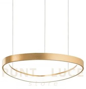 Gemini sospensione led 36 w on-off 4150 lm 3000 k ottone 42,5cm