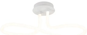 Plafoniera LED Rainy bianco IP20 bianco naturale NOVECENTO