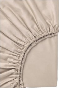 Biancheria da letto beige in cotone renforcé per letto matrimoniale/per letto esteso con lenzuolo incluso/4 pezzi 200x220 cm Amore – Mila Home