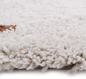 Tappeto beige e rosso , 120 x 170 cm Wooly - Nattiot