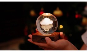 Decorazione luminosa marrone scuro con ricarica USB Amber – Gingko