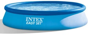 Intex - 28143NP – Piscina Fuori Terra Easy Set Rotonda, 7290 l, pvc, Azzurro, 396x84 cm