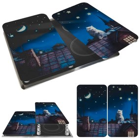 Set di 2 coperchi per fornelli in vetro temperato 30x52 cm - Maximex