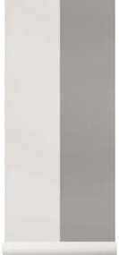 Streifentapete Thick Lines von Ferm Living - Grey/ Offwhite