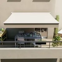Tenda da sole a bracci estensibili NATERIAL mod. Calima, L 2.95 x 2 m beige