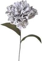 Set 2 Fiori di Peonia Artificiale Artificiale Altezza 74 cm Grigio