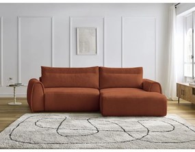 Divano angolare arancione Aden – Bobochic Paris