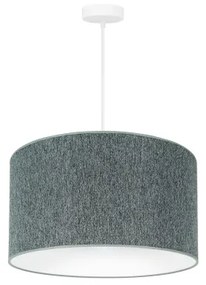 Duolla - Lampadario a sospensione con filo ROLLER ECO RECYCLING 1xE27/15W/230V diametro 45 cm verde