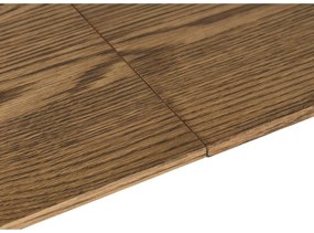 Tavolo da pranzo pieghevole con piano in rovere 95x190 cm Baro - Unique Furniture