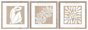Set di dipinti 3 pz 30x30 cm Matisse – Styler
