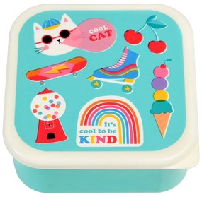 Portapranzo per bambini turchesi 3 pz Top Banana – Rex London