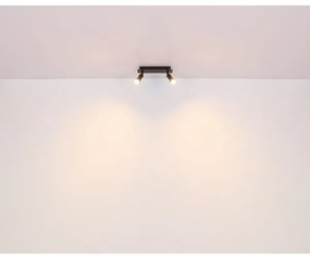 Globo 57998-2 - Faretto DREW 2xGU10/35W/230V nero