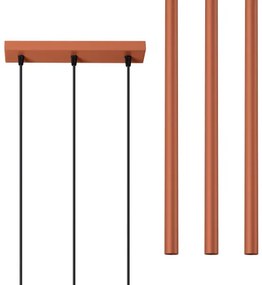 Sollux SL.1526 - Lampadario a sospensione con filo PASTELO 3xG9/8W/230V rosso