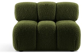 Modulo divano bouclé verde (parte centrale) Bellis - Micadoni Home