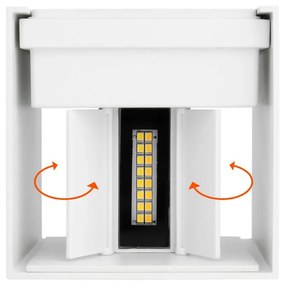 Applique LED Cubo 12W Bidirezionale IP65 CCT OSRAM Chip LED