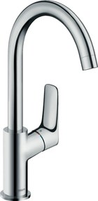 Miscelatore Monocomando Lavabo 210 Con Bocca Girevole ad ombrello e scarico Cromo Hansgrohe Logis 71130000