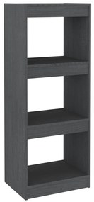 Libreria/divisorio grigio 40x30x103,5 cm legno massello di pino