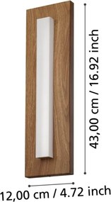 Eglo 900679 - Applique a LED da esterno BITETTO LED/7W/230V IP44