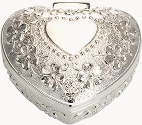 Portagioie placcato in argento Heart